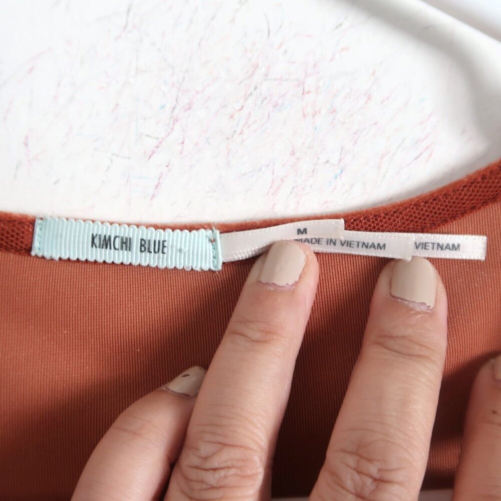 Urban Outfitters Kimchi Blue Velvet Dress - Size Medium - Picture 7 of 9